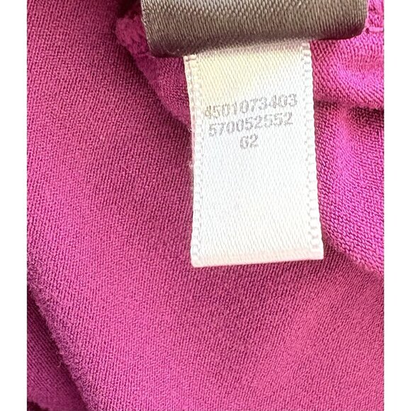 White House Black Market Fuchsia Stretch Jersey Dolman Top S - Picture 5 of 5
